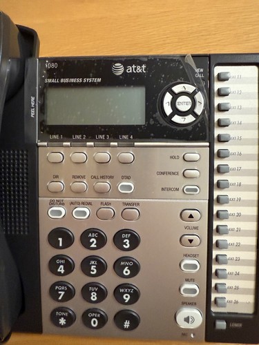 AT&T 1080 Telefon 4-liniowy system dla małych firm Głośnik Odbieranie - Zdjęcie 9 z 16