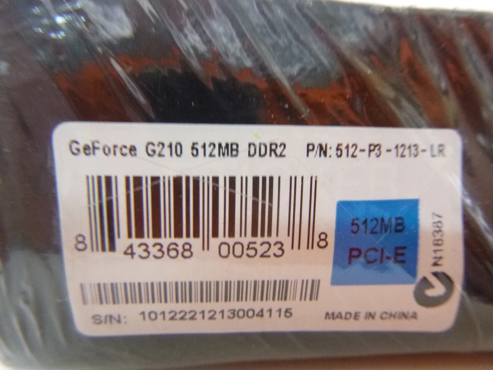 NVIDIA EVGA GeForce 210 512-P3-1213-LR 512MB DDR2 GPU PCI-E Graphics Card - Image 4 of 4