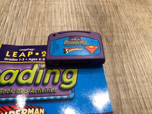 3 LeapFrog Leap 2 Book & Cartridge: Reading Scooby-Doo, Sponge Bob, Superman - Picture 11 of 15