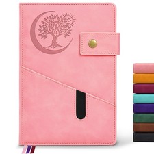 Pink Blank Journal Notebook - A5 Hardcover Sketchbook, Unlined Drawing  Writing