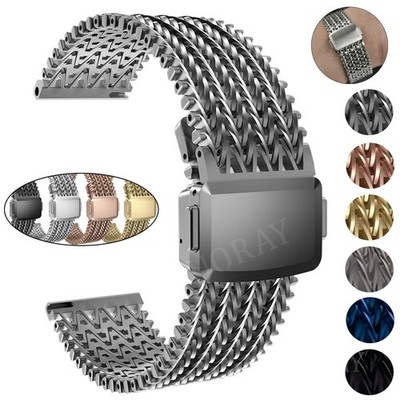 Stainless Steel Strap For Huawei Watch GT 5 3 Pro GT5 4 3 2 2e 46mm Metal Band