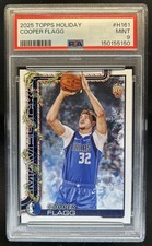 2025-26 Topps Holiday Cooper Flagg RC Rookie #H161 Mavericks PSA 9