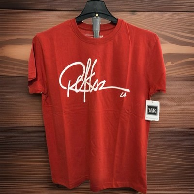 New-Young & Reckless Signature Logo LA Graphic Red T-Shirt-Mens Small
