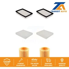 Air Cabin Engine Cartridge Oil Filters (6 Total) Kit For Toyota Prius Prime