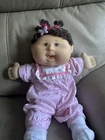 Vintage Cabbage Patch Kids Asian Baby Doll Brown Eyes Black Hair