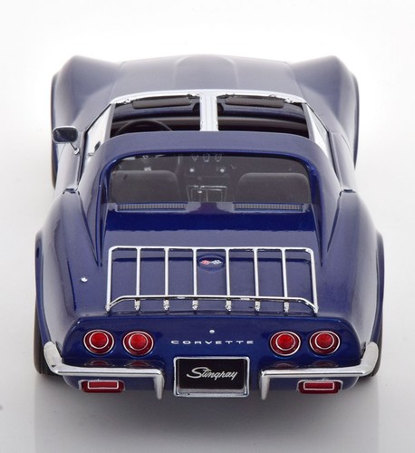 KK Scale 1:18 CHEVROLET CORVETTE C3 BLUE METALLIC 1972 Modellauto - KKDC181222 - Bild 5 von 8