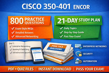 Cisco 350-401 ENCOR 21 day Study Plan Practice Questions