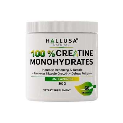 Creatine Monohydrate Powder 5g Muscle Growth & Recovery 60 Servings 300g