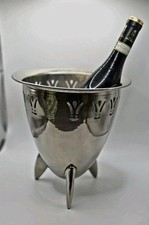 Champagnerkühler Flaschenkühler Weinkühler Vase Blumentopf  Versilbert H:23/D:22