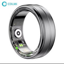 COLMI R06 Anillo Inteligente Hombres Mujeres Monitor de Ritmo Cardíaco IP68 y 5 ATM Impermeable Plateado
