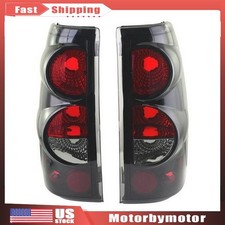 Tail Lights Brake Lamps Pair For 1999-2006 Chevy Silverado 1500 2500 3500 Smoked