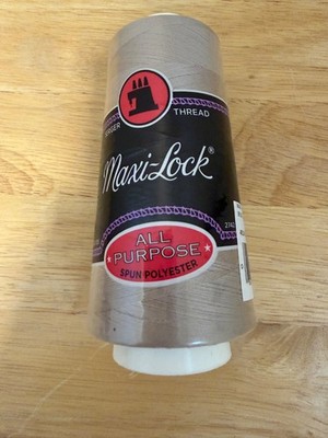 MAXI-LOCK Serger Thread; Color: BEIGE;  3,000 Yards;  NEW.