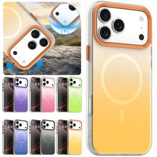 Magnetic Gradient Color Case For iPhone 17 Pro Max Air 16e 15 14 13 Phone Cover