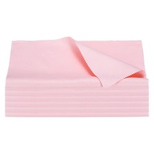 6pcs 12"x12" Guitar Cloths, Pink Microfiber Guitar Cleaning Cloth
