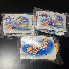 McDonald s Young Astronauts Happy Meal Command Space Shut 1991 Sealed lot of 3