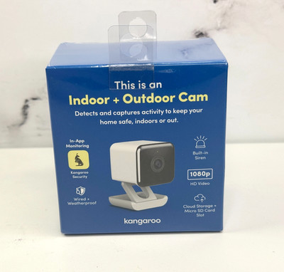 NEW/SELAED - Kangaroo Indoor/Outdoor 1080p Cloud Smart Camera