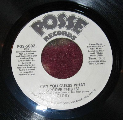Glory - Can You Guess What Groove This Is? (7'', Promo)