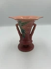 Roseville Pink Bleeding Heart Vase #962-5"