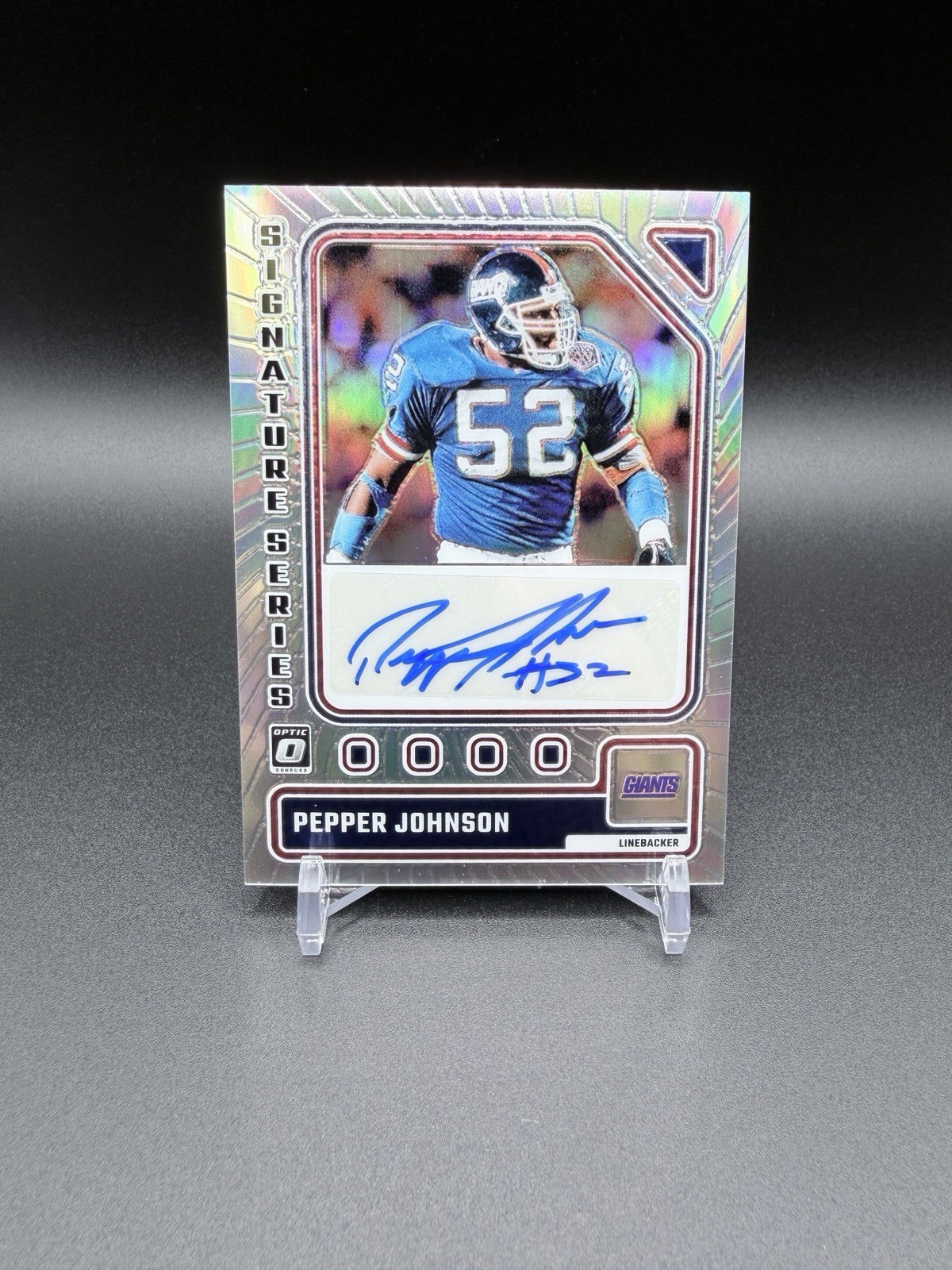 2023 Panini Donruss Optic - Signature Series Holo Pepper Johnson #SS-PJ (AU)