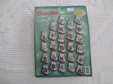 Sealed BUCILLA 26 - 4" Ornaments TINY TREASURES Cross Stitch Kit 83991