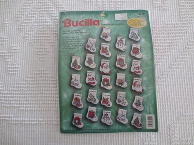 Sealed BUCILLA 26 - 4'' Ornaments TINY TREASURES Cross Stitch Kit #83991