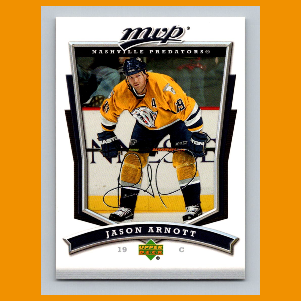 NHLカード Jason Arnott #214 2007-08 Upper Deck MVP Nashville Predators