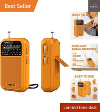 Pocket AM FM Radio Auto-Search NOAA Emergency Receiver Battery Operated Portable
