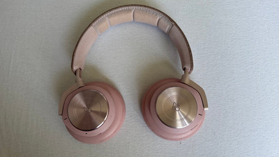 Bang & Olufsen Beoplay H9 3rd Gen Bluetooth Kopfhörer, Peony + Tasche