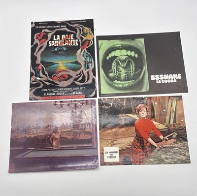 Lot Affiches Film horreur – La Baie Sanglante / Sssnake / Monstres SF - Photo 1/4