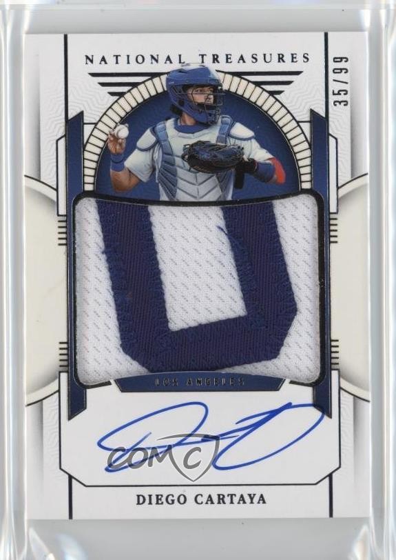 2024 Panini National Treasures 35/99 Diego Cartaya #PMS-DC Auto 19fe