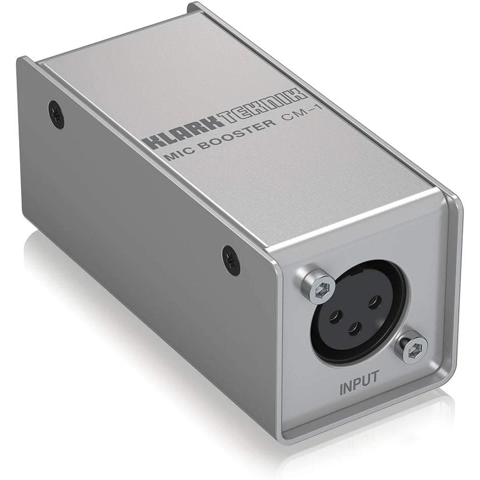 Klark Teknik MIC BOOSTER CM-1 Dynamic Microphone Booster with Preamp