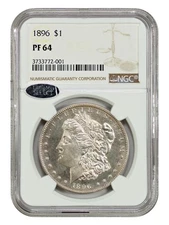 1896 $1 NGC PR64 - Morgan Dollar - Affordable Proof Morgan