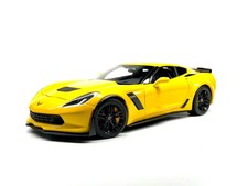 1/18 Autoart Chevrolet Corvette C7 Z06 Yellow Diecast ABS model car unboxed