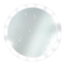 Brookstone LED Shower Mirror Wireless Speaker