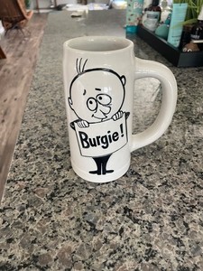 Vintage Burgie Beer Burgermeister Stein