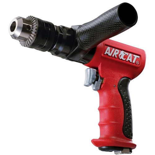Florida Pneumatic 4450 AirCat Reversible Drill, 1/2 Inch, Red Composite - Picture 1 of 5