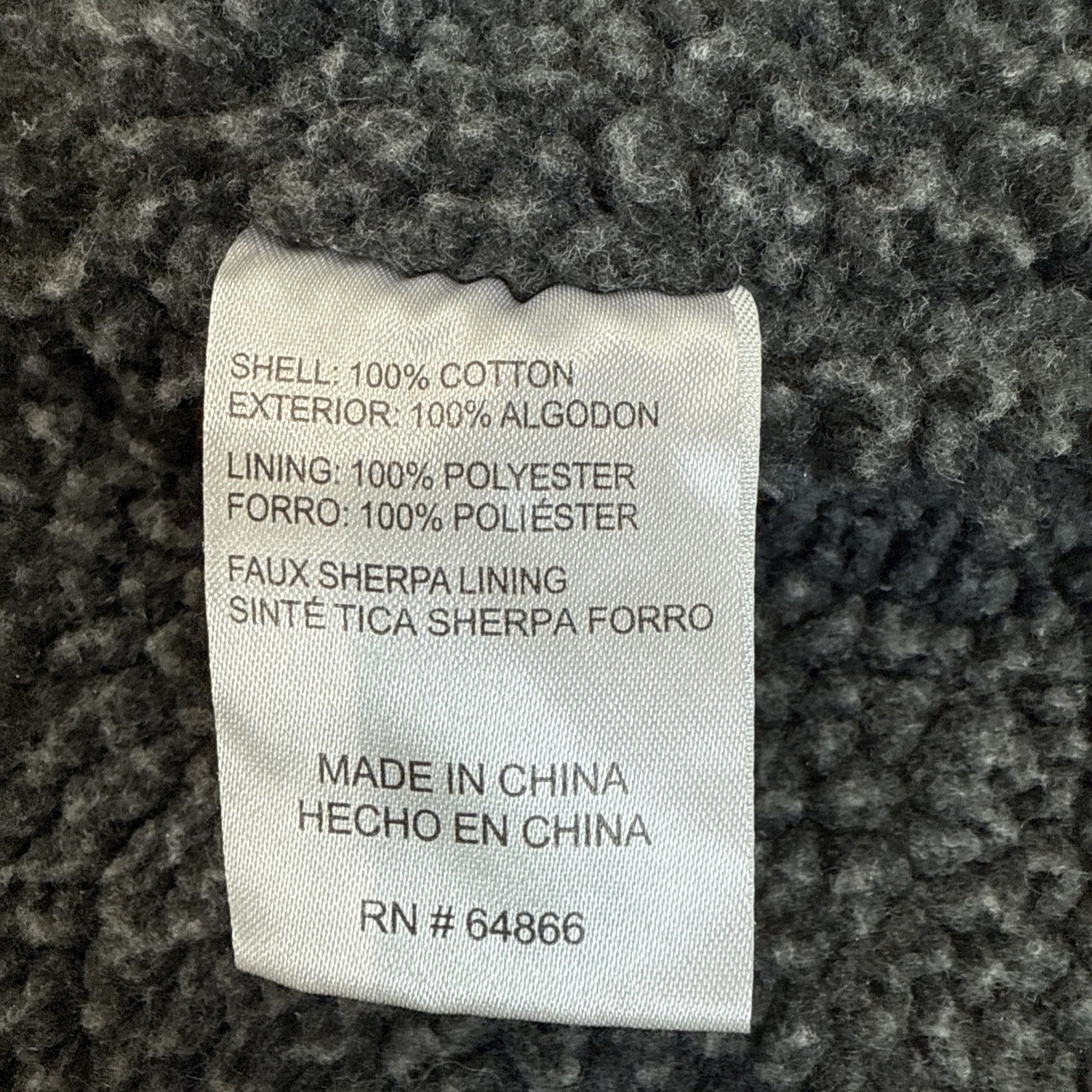 Lee Premium Select Vest Mens XL  black Sherpa Lined Sleeveless Jacket Warm thumbnail 9