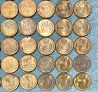 Old U.S. coins lot of 100 Lincoln Wheat Cents, 1950'S - High Grade - FV - UN Co. — photo 10