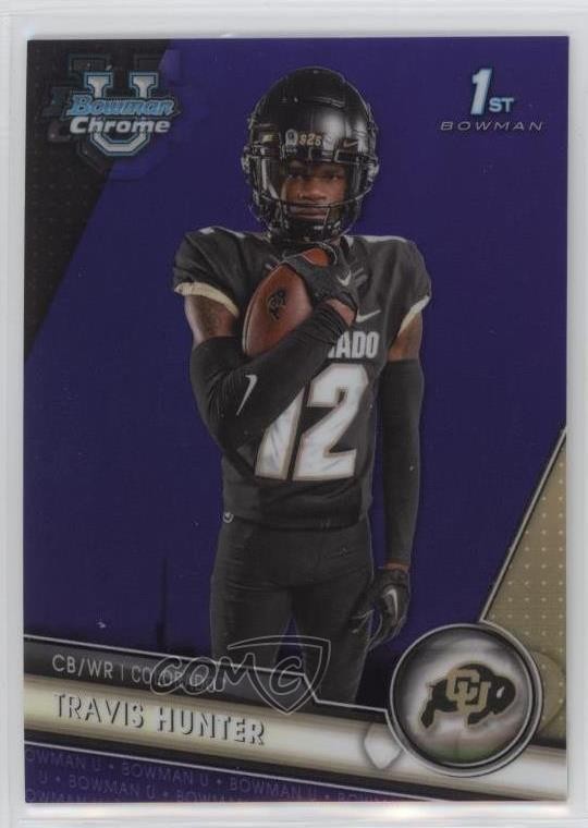 2023 Bowman U Chrome Purple Refractor 91/399 Travis Hunter #36 04tk
