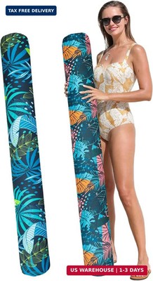 2 Pack Inflatable Pool Noodle Floats, 54'' Large Swimming Pool Noodles for Float