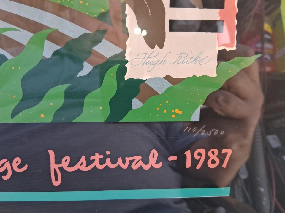 Festival de Jazz y Patrimonio de Nueva Orleans Hugh Ricks firmado 110/2500 1997 Foto 2 de 4