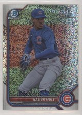 2022 Bowman Draft Chrome Sparkle Refractor Nazier Mule #BDC-77 yj0