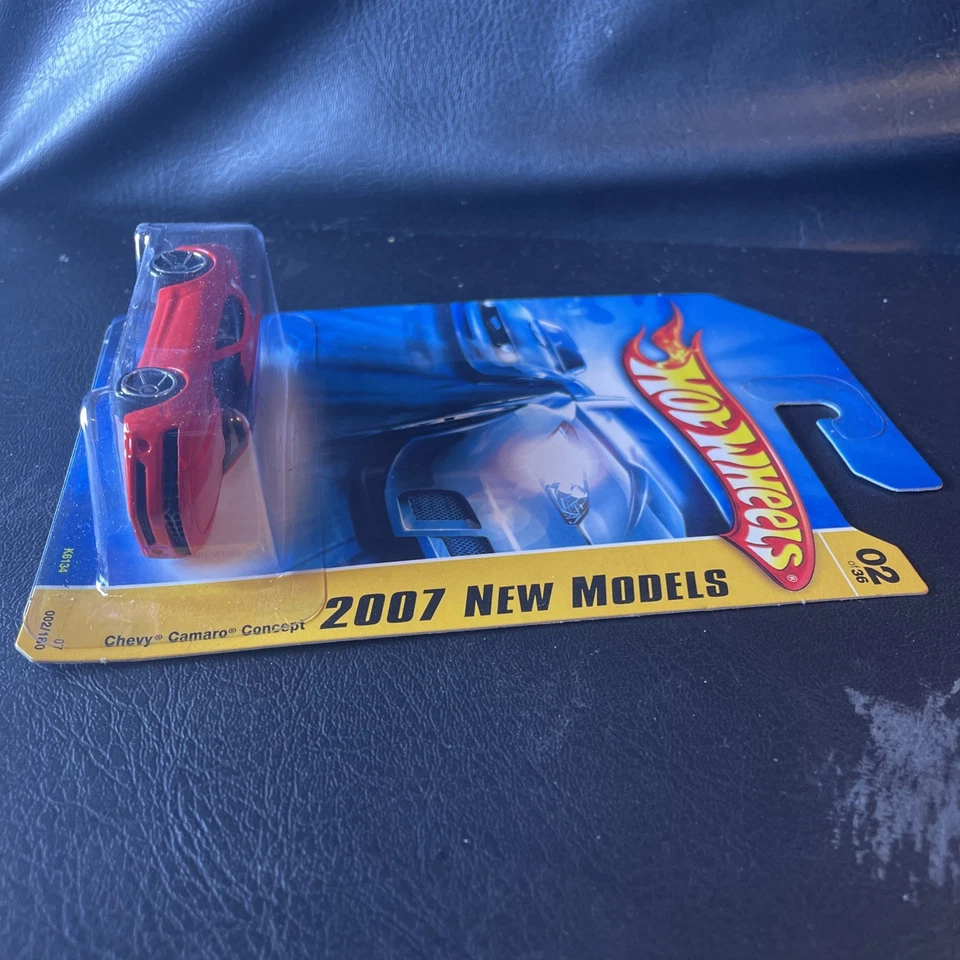 🔥3 2007 Hot Wheels #2 New Models 2/36 CHEVY CAMARO CONCEPT - Image 4 of 4