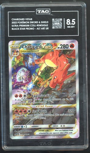 Charizard VSTAR graded TAG 8.5 for sale on eBay