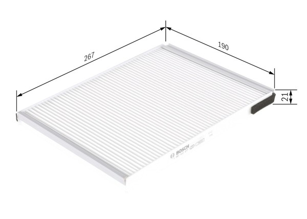 Bosch 1 987 432 077 Filter, Innenraumluft For CitroËN-image