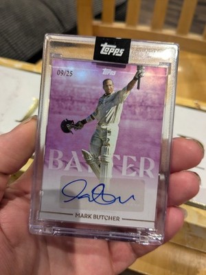2025 Topps Cricket Legends Volume II Mark Butcher England Auto /25
