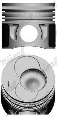 Kolben NÜRAL 87-114900-25 ARL BLT AVF ASZ AWX für SEAT IBIZA LEON ALHAMBRA POLO