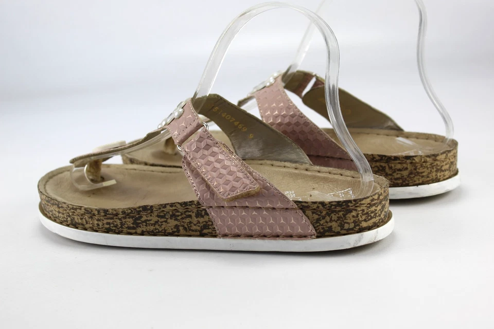 Rieker Gr.39 Damen Sandalen Pantoletten Zehentrenner Slipper Sommer R 67 - Bild 3 von 4