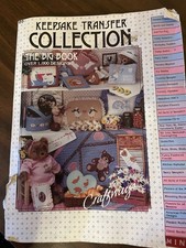 Keepsake Transfer Collection The Big Book Over 1,000 Designs Craftways VTG 1984