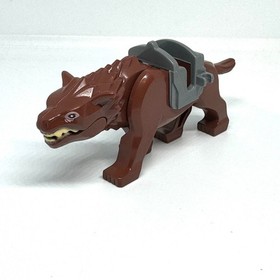 *NEW* LOTR Wargs x3 Custom Lego Hobbit (Gray, White, Brown)